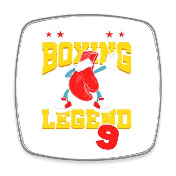 Cette légende de la boxe est maintenant 9 Sports Kid 9. - Magnet carré - blanc - Devant