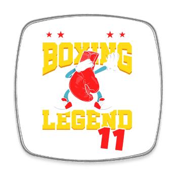 Diese Box-legende Ist Jetzt 11 Sport Kind 11 - Viereckiger Kühlschrankmagnet - Weiß - Vorne