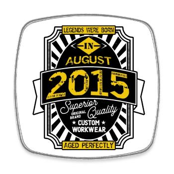 2015 AUGUST - Magnet carré - blanc - Devant