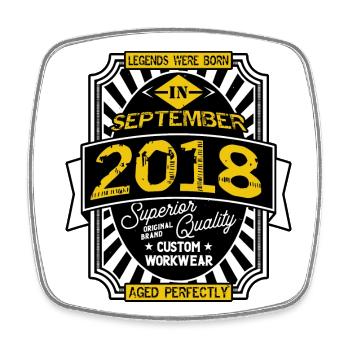 2018 SEPTEMBER - Magnet carré - blanc - Devant