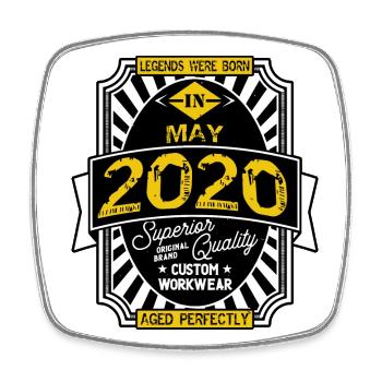 2020 MAY - Magnet carré - blanc - Devant