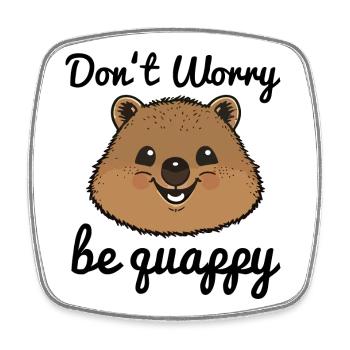Quokka Geschenk, Quokka T-Shirt, Quokka lustig - Viereckiger Kühlschrankmagnet - Weiß - Vorne