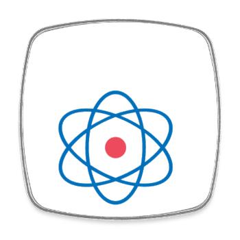 AI Chat - Viereckiger Kühlschrankmagnet - Weiß - Vorne