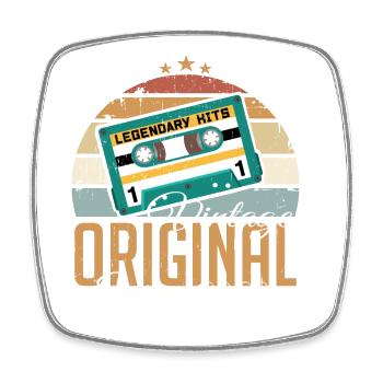 Original Juni 2020 geboren Jahrgang 2020 Retro - Viereckiger Kühlschrankmagnet - Weiß - Vorne
