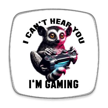 Gaming Gaming Maki Gift - Square fridge magnet - white - Front