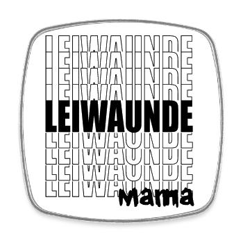 Leiwaunde Mom - Great, Great Mom, Fête des Mères - Magnet carré - blanc - Devant
