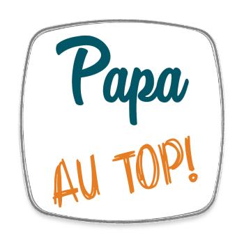 FROHER VATERTAG. PAPA. VATERTAG. VATER. GUT - Viereckiger Kühlschrankmagnet - Weiß - Vorne