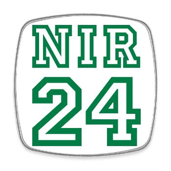 Nordirland Northern Ireland - Square fridge magnet - white - Front