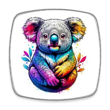 Koala - Viereckiger Kühlschrankmagnet - Weiß - Vorne