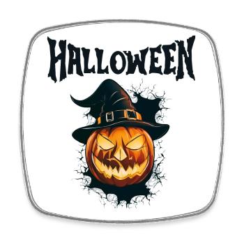 halloween, citrouille, sorcellerie, faire peur - Magnet carré - blanc - Devant