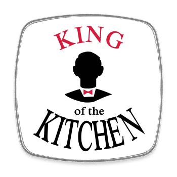 Christmas Gifts for Men - Square fridge magnet - white - Front