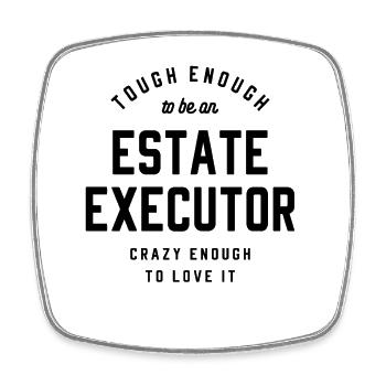 Estate Executor Strength & Spirit - Square fridge magnet - white - Front