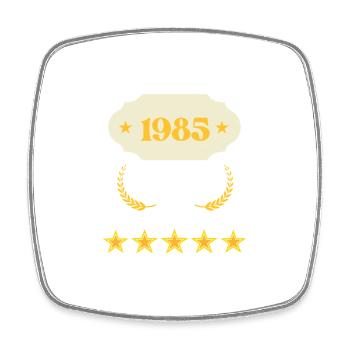 Made in 1985 – 40 Years of Excellence - Square fridge magnet - white - Front