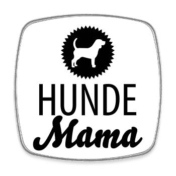 Dogs Mom - Square fridge magnet - white - Front