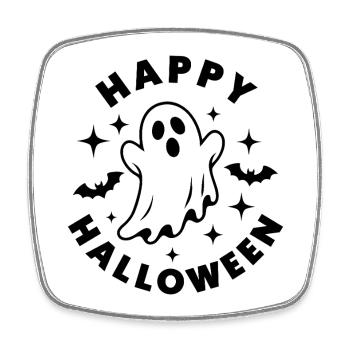 Joyeux halloween - Magnet carré - blanc - Devant