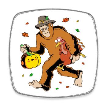 Thanksgiving Vater Papa Großvater Opa - Viereckiger Kühlschrankmagnet - Weiß - Vorne