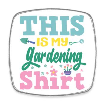 Garden & Plant Lovers Gifts - Square fridge magnet - white - Front