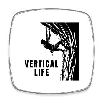 Conception de paroi raide Vertical Life Climber - Magnet carré - blanc - Devant