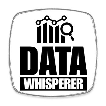 Datenanalyst und Wissenschaftler, Ingenieuranalyse - Viereckiger Kühlschrankmagnet - Weiß - Vorne