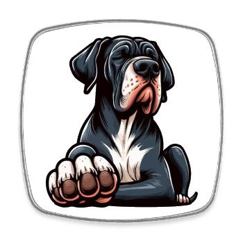 Great Dane Great Dane Owner Great Dane Fan - Square fridge magnet - white - Front