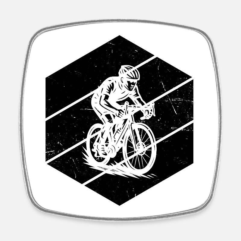 Déclaration pour tous les vélos de route - Magnet carré - blanc