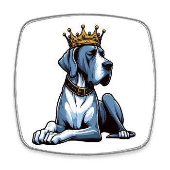 Great Dane Great Dane Owner Great Dane Fan - Square fridge magnet - white - Front