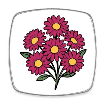 Mother's Day Gift Mother's Day Gift Idea - Square fridge magnet - white - Front