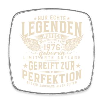 Legends were born in 1976 - Square fridge magnet - white - Front