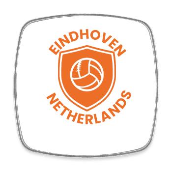 Eindhoven Volleysköld - Magnet carré - blanc - Devant