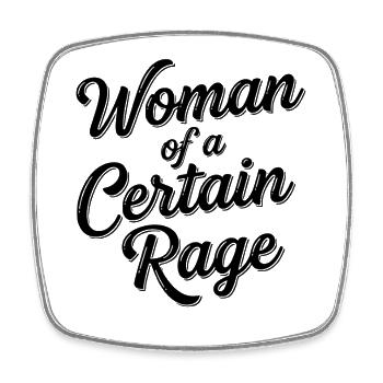 Woman of a Certain Rage Shirt for Strong Women - Viereckiger Kühlschrankmagnet - Weiß - Vorne