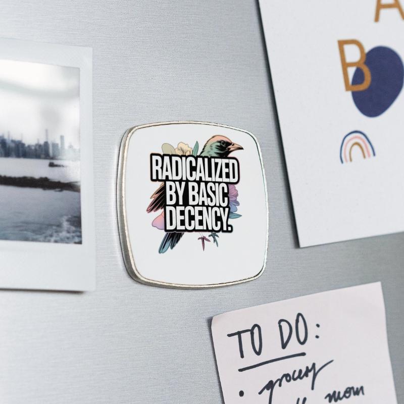 Viereckiger Kühlschrankmagnet