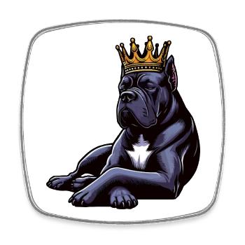 Cane Corso Cane Corsos Corso halter Corso Besitzer - Viereckiger Kühlschrankmagnet - Weiß - Vorne