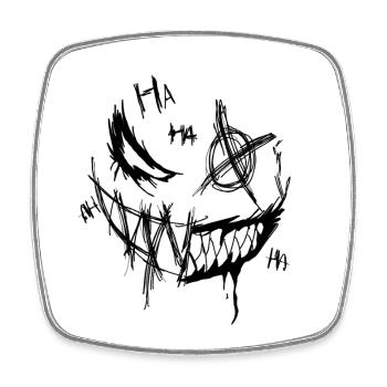 Grin of ruin - Square fridge magnet - white - Front