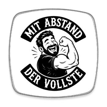 Malle 2026 Mit Abstand der Vollste - Viereckiger Kühlschrankmagnet - Weiß - Vorne
