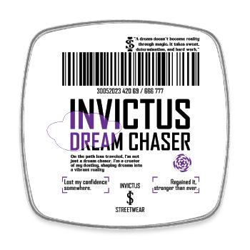 Dream Chaser - Viereckiger Kühlschrankmagnet - Weiß - Vorne