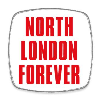 North London Forever - Square fridge magnet - white - Front