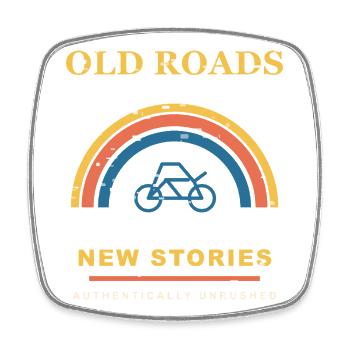 Old Roads - Viereckiger Kühlschrankmagnet - Weiß - Vorne