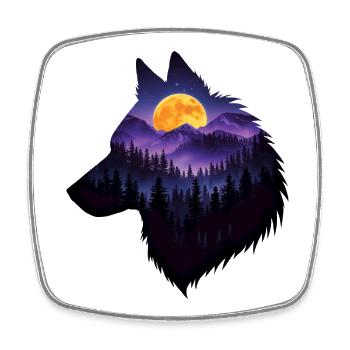 The Forest In Me - Square fridge magnet - white - Front