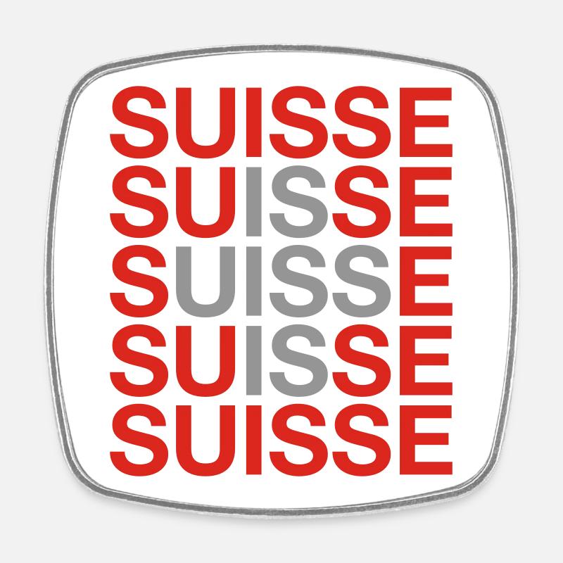 SCHWEIZ 2024 - Schweiz - Suisse -Suisse - Magnet carré - blanc