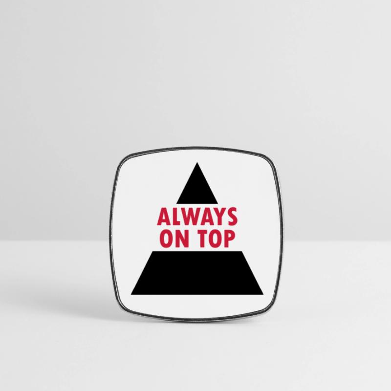 Always on top (split triangle) Square fridge magnet