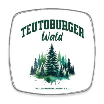Teutoburger Wald Herrmansweg Natur Wandern Shirt - Viereckiger Kühlschrankmagnet - Weiß - Vorne
