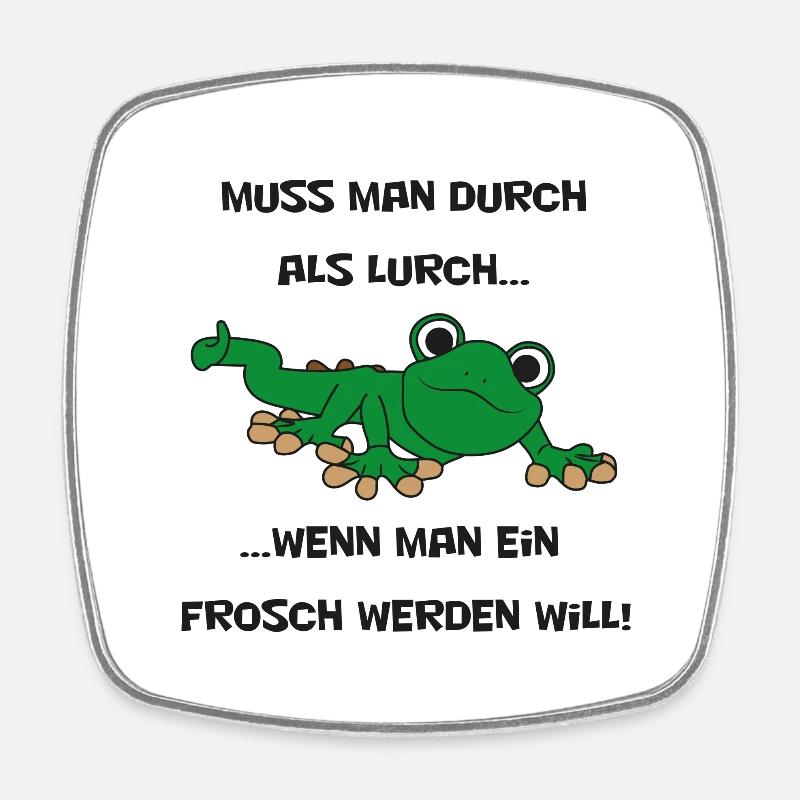 Lurch - Viereckiger Kühlschrankmagnet - Weiß