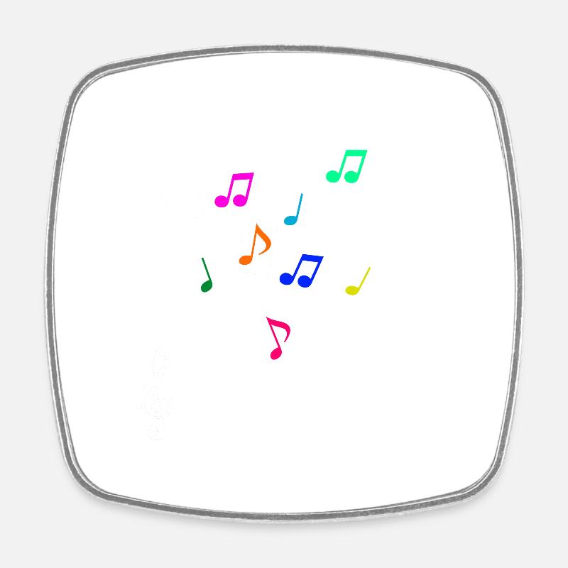 grades - Square fridge magnet - white