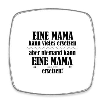 Mama kann alles Muttertag - Viereckiger Kühlschrankmagnet - Weiß - Vorne