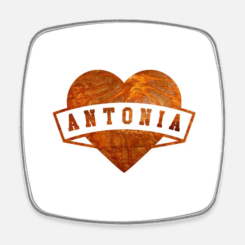 Antonia - Square fridge magnet - white