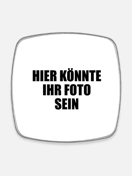 Hier könnte ihr Foto Geschenk selber gestalten - Viereckiger Kühlschrankmagnet - Weiß