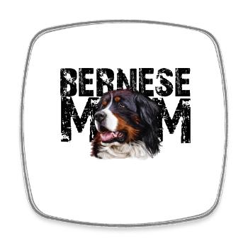 Berner Mama - Viereckiger Kühlschrankmagnet - Weiß - Vorne