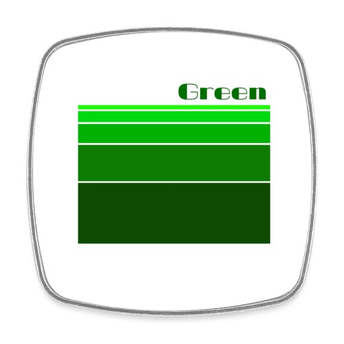 Green - Viereckiger Kühlschrankmagnet
