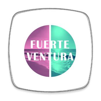 Fuerteventura Kanarische Inseln Kanaren Sommer - Viereckiger Kühlschrankmagnet - Weiß - Vorne
