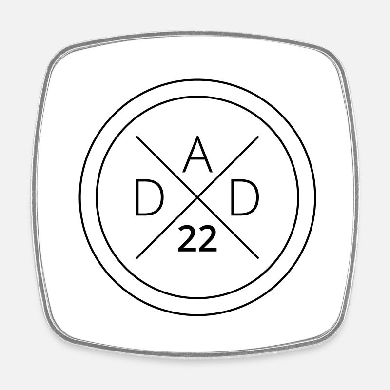DAD 22 - Meilleur papa 2022 - Vector - Magnet carré - blanc